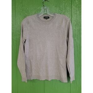 525 America Sweater Lightweight sz S Beige Round Neck
